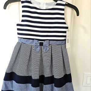 Bonnie Jean Girls Navy Dress size 6